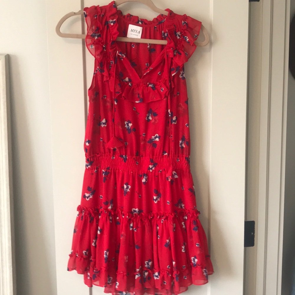 Red Misa Los Angelos dress